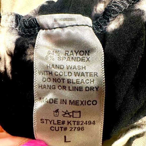 EUC Blue Buttercup Tie Dye Tiered Fringe Tank Top Sz L - Picture 10 of 13